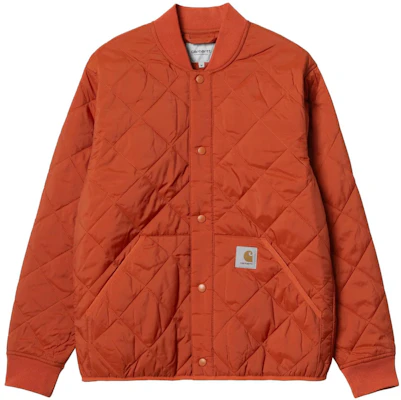 Carhartt WIP Barrow Liner Brick Baseball Collar Jacket I029461-84-XX Order Carhartt WIP Barrow Liner Brick Baseball Collar Jacket I029461-84-XX