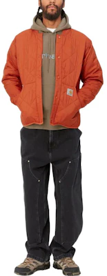 Carhartt WIP Barrow Liner Brick Baseball Collar Jacket I029461-84-XX Shop Carhartt WIP Barrow Liner Brick Baseball Collar Jacket I029461-84-XX