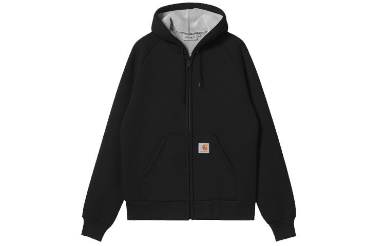 Carhartt WIP Basic Logo Hoodie Jacket Black Men’s Casual Outerwear I018044-0GL-XX