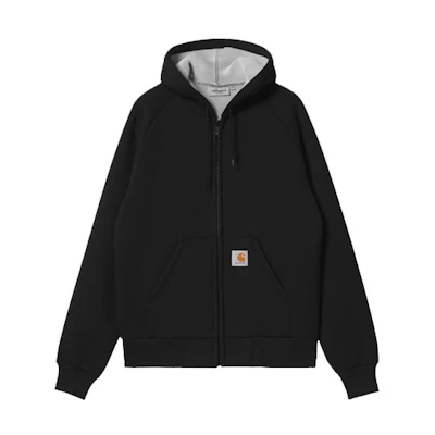 Carhartt WIP Basic Logo Hoodie Jacket Black Men’s Casual Outerwear I018044-0GL-XX