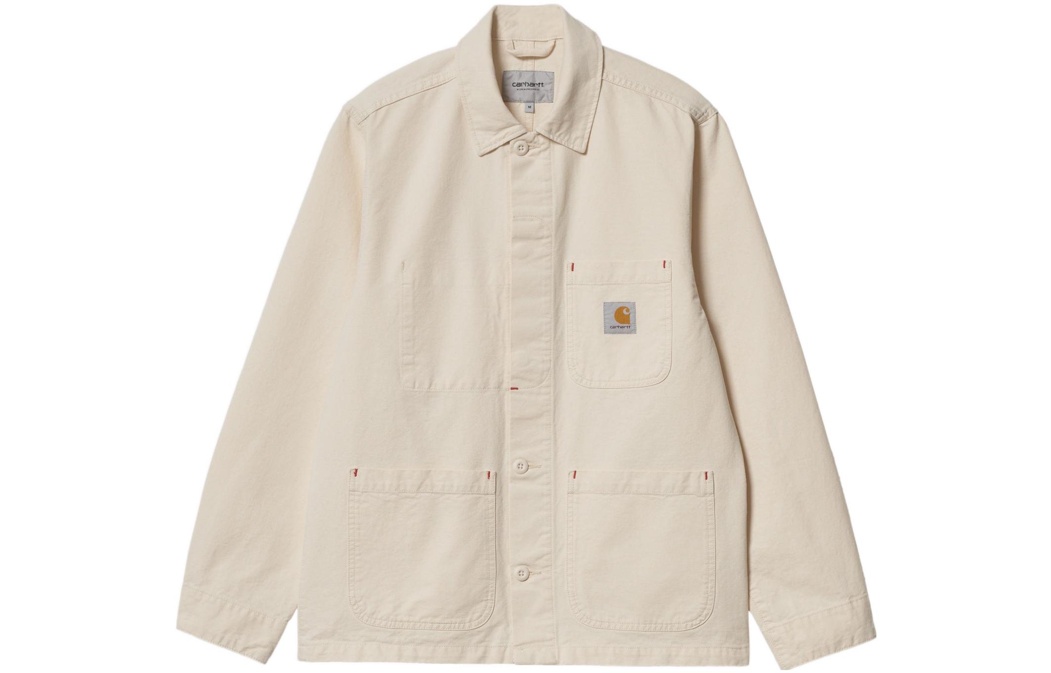 Carhartt WIP Beige Single-Breasted Jacket with Pocket Logo I029119-05-GD