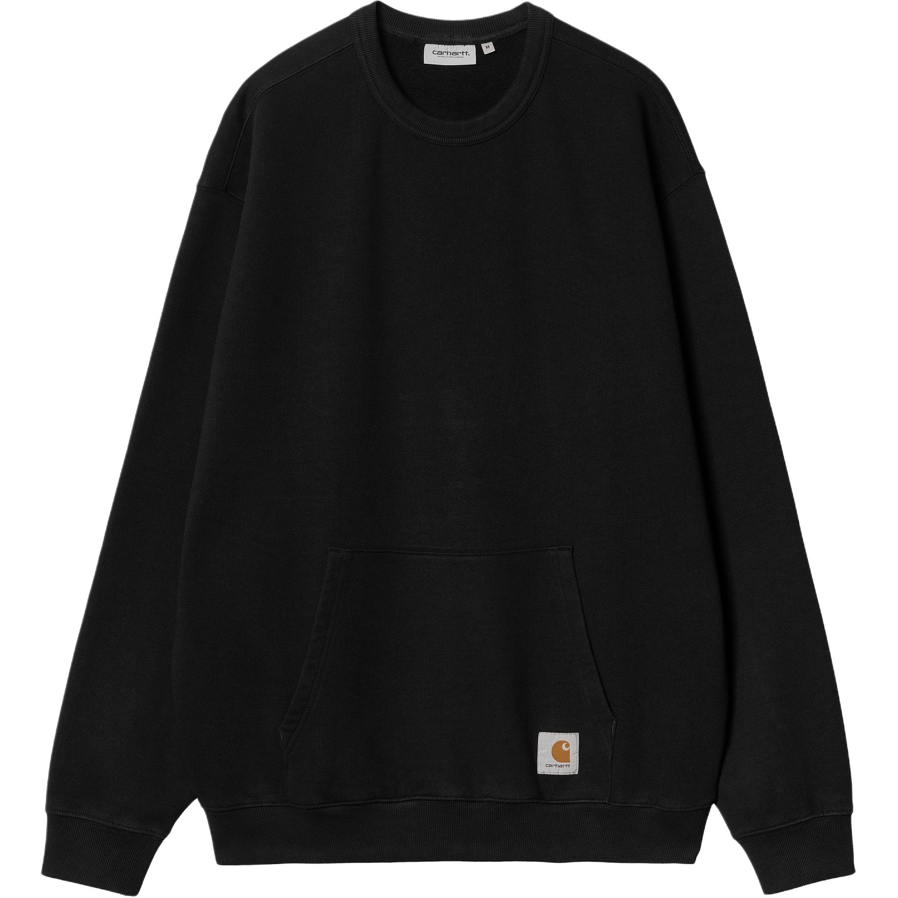 Carhartt WIP Billy Sweat Oversized Crewneck Pullover Sweatshirt Black I034038-89-XX