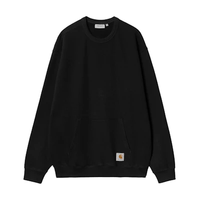Carhartt WIP Billy Sweat Oversized Crewneck Pullover Sweatshirt Black I034038-89-XX