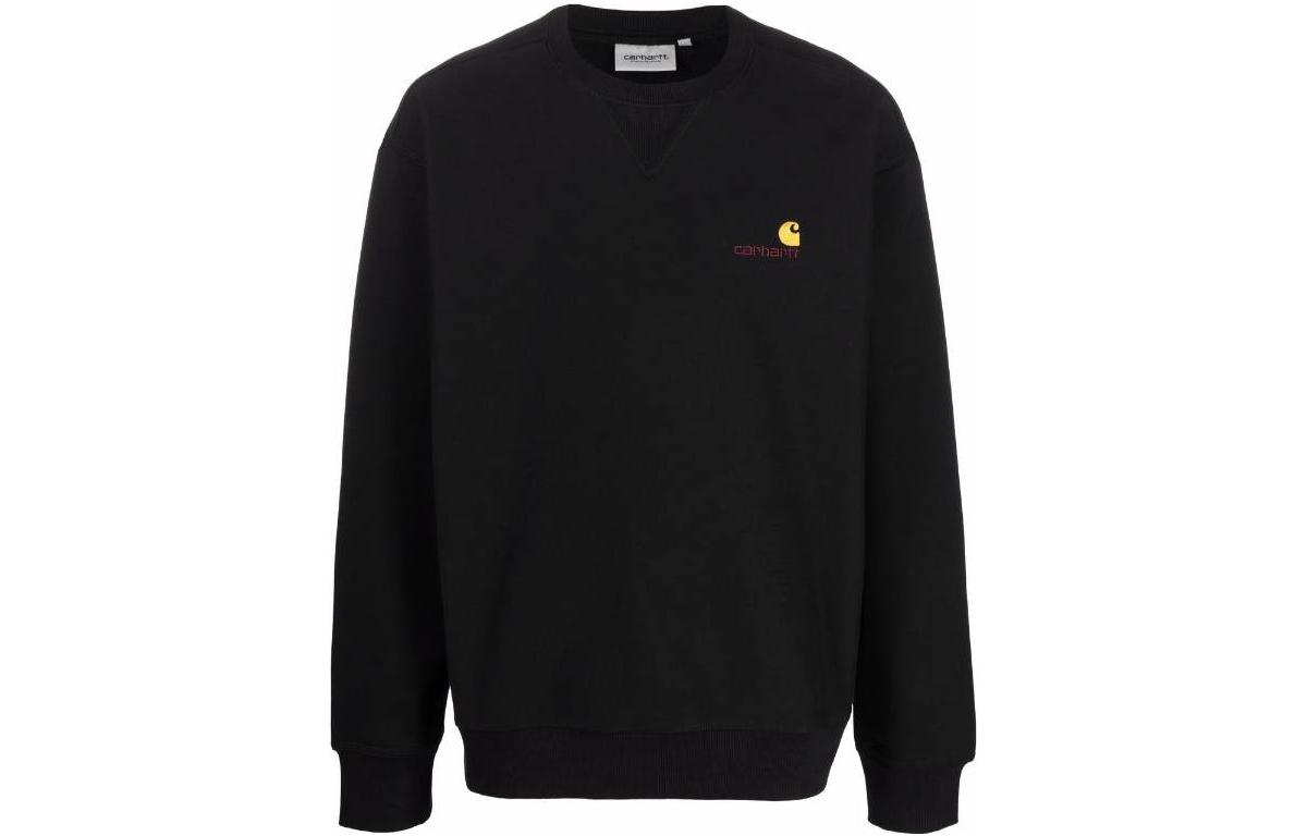 Carhartt WIP Black Crewneck Long Sleeve Casual Sweatshirt I02547589XX0