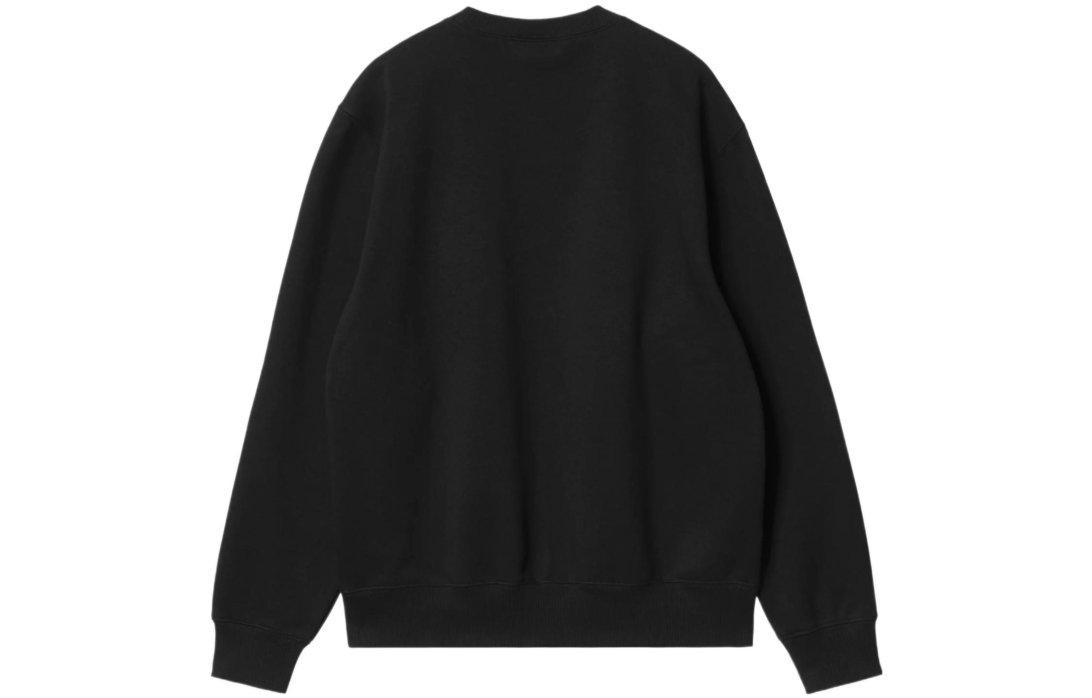 Carhartt WIP Black Crewneck Sweatshirt with Embroidered Logo I030229-00E-XX 圖 3