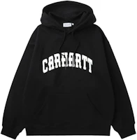 Carhartt WIP Black Embroidered Logo Hoodie - Oversized & Comfy CHXSWF23A053LBKX Carhartt WIP Black Embroidered Logo Hoodie - Oversized & Comfy CHXSWF23A053LBKX