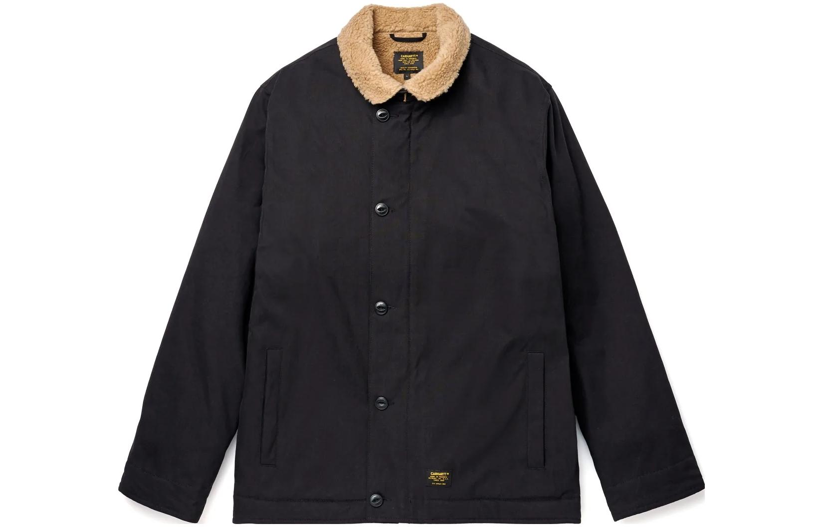 Carhartt WIP Black Fleece Collar Logo Patch Jacket A222018-89-XX