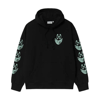 Carhartt WIP Black Graphic Print Hoodie I030148-0U6-XX