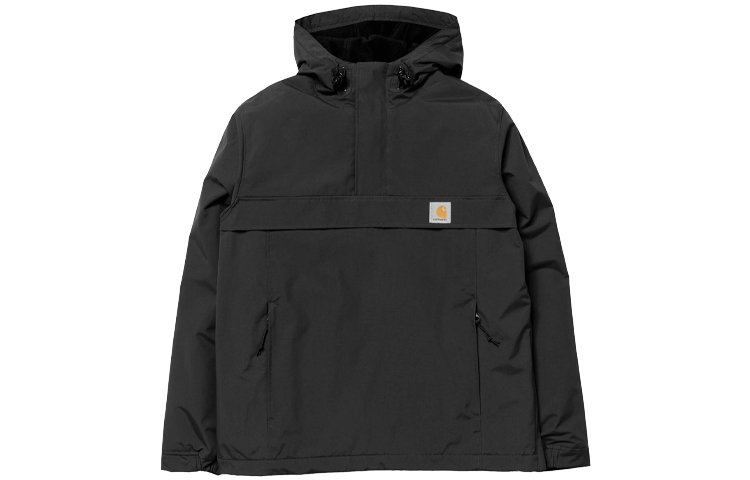Carhartt WIP Black Half-Zip Pullover Hoodie Jacket I021872-89-00