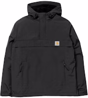 Carhartt WIP Black Half-Zip Pullover Hoodie Jacket I021872-89-00 Carhartt WIP Black Half-Zip Pullover Hoodie Jacket I021872-89-00