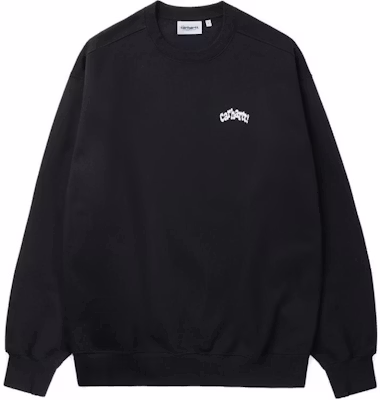 Sudadera Gráfica Carhartt WIP Negra con Logo de Corazón Bordado CHXSWA242023N-BKX Lookbook Sudadera Gráfica Carhartt WIP Negra con Logo de Corazón Bordado CHXSWA242023N-BKX