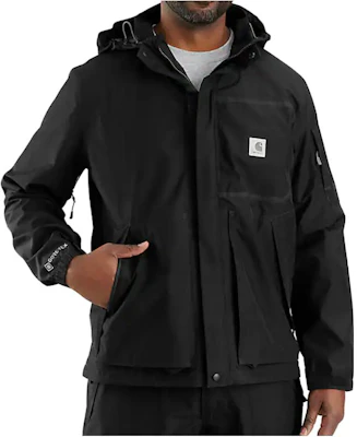 Chaqueta Sudadera Negra Carhartt WIP con Logo Bordado y Bolsillos Laterales. 104725 Order Chaqueta Sudadera Negra Carhartt WIP con Logo Bordado y Bolsillos Laterales. 104725