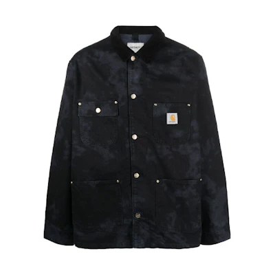 Carhartt WIP Black Logo Collar Long Sleeve Shirt Jacket I031390-1GN-XX