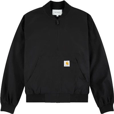 Carhartt WIP 黑色Logo印花V領拉鍊長袖飛行夾克 I032150-89-XX Buy Carhartt WIP 黑色Logo印花V領拉鍊長袖飛行夾克 I032150-89-XX