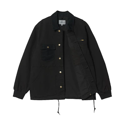 Carhartt WIP Black Logo Workwear Casual Shirt Jacket I030439-89-GD