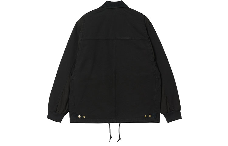 Lookbook Carhartt WIP Black Logo Workwear Casual Shirt Jacket I030439-89-GD
