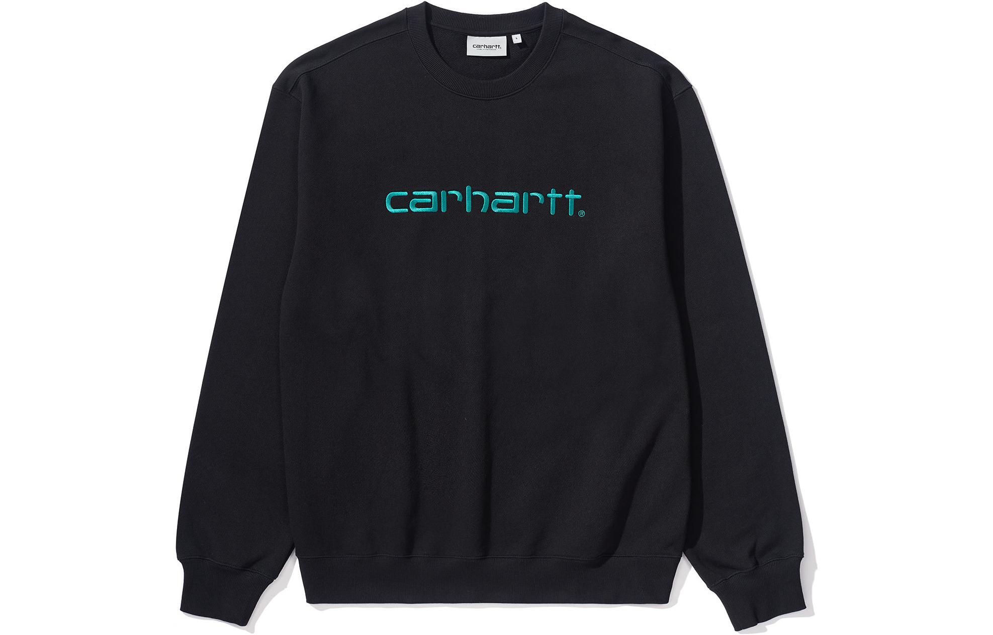Carhartt WIP Black Long Sleeve Logo Sweatshirt CHXSWA191061G-BKX