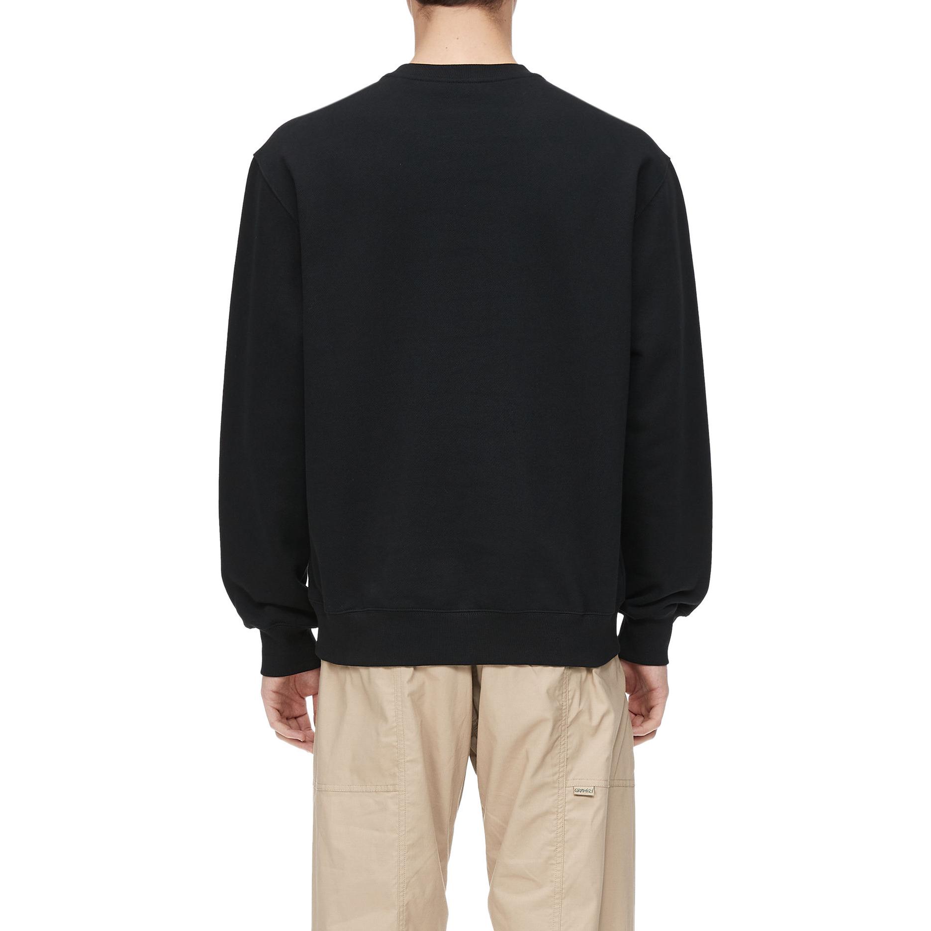 Carhartt WIP Black Long Sleeve Logo Sweatshirt CHXSWA191061G-BKX 圖 5