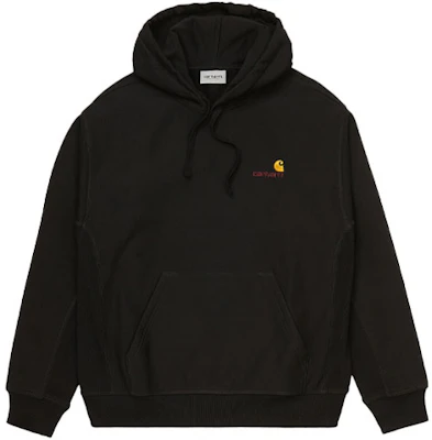 Carhartt WIP Hoodie Hitam Longgar dengan Sulaman Logo I028279-89-XX Buy Carhartt WIP Hoodie Hitam Longgar dengan Sulaman Logo I028279-89-XX