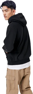 Carhartt WIP Hoodie Hitam Longgar dengan Sulaman Logo I028279-89-XX Shop Carhartt WIP Hoodie Hitam Longgar dengan Sulaman Logo I028279-89-XX