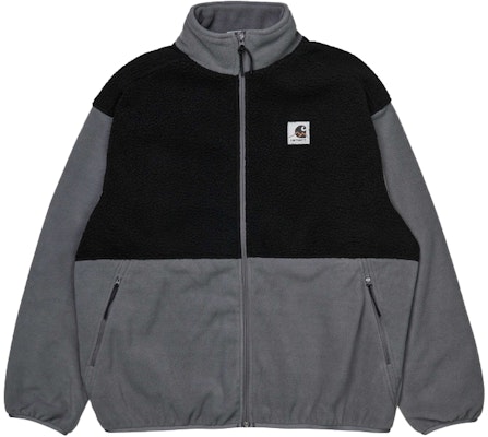 Chaqueta Carhartt WIP Negra Minimalista con Cuello Alto y Bloques de Color A202001-89-90 Order Chaqueta Carhartt WIP Negra Minimalista con Cuello Alto y Bloques de Color A202001-89-90