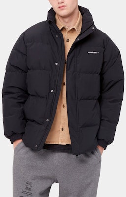 Carhartt WIP Jaket Puff Hitam Musim Sejuk Kalis Air. I029450-0D2-XX Sizing Carhartt WIP Jaket Puff Hitam Musim Sejuk Kalis Air. I029450-0D2-XX