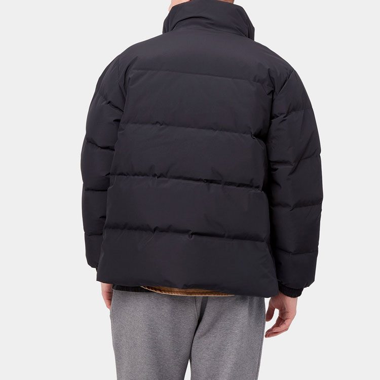 Cheap Carhartt WIP Jaket Puff Hitam Musim Sejuk Kalis Air. I029450-0D2-XX