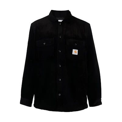 Carhartt WIP Black Single-Breasted Collar Long Sleeve Jacket I02882-789-XX