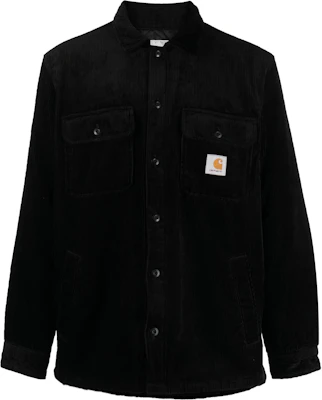 칼하트 WIP 블랙 싱글 브레스트 칼라 롱 슬리브 자켓 I02882-789-XX Order 칼하트 WIP 블랙 싱글 브레스트 칼라 롱 슬리브 자켓 I02882-789-XX