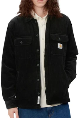 칼하트 WIP 블랙 싱글 브레스트 칼라 롱 슬리브 자켓 I02882-789-XX Details for 칼하트 WIP 블랙 싱글 브레스트 칼라 롱 슬리브 자켓 I02882-789-XX