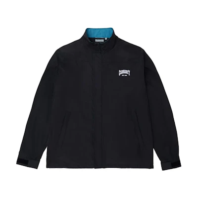 Carhartt WIP Black Solid Lettering Zip-Up Jacket A231033-89-XX