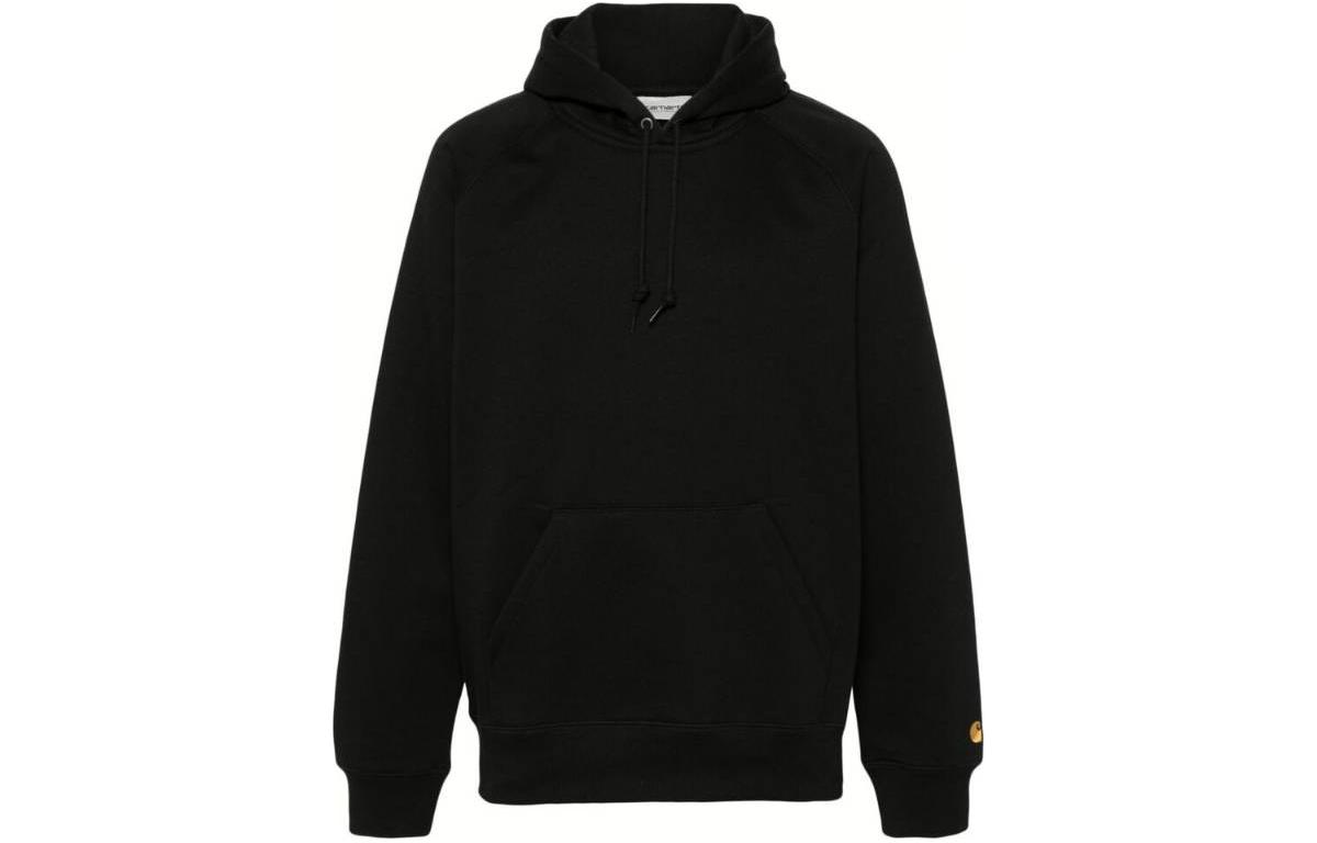 Carhartt WIP Black Solid Pullover Hoodie Long Sleeve Fit I033661-00F-XX