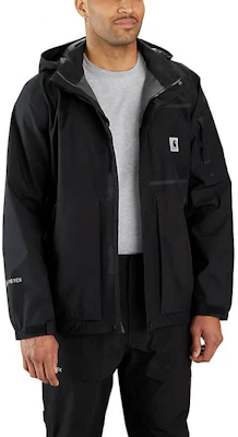Carhartt WIP Chaqueta Negra Gore-Tex Impermeable con Capucha - Corte Relajado 106119 Lookbook Carhartt WIP Chaqueta Negra Gore-Tex Impermeable con Capucha - Corte Relajado 106119