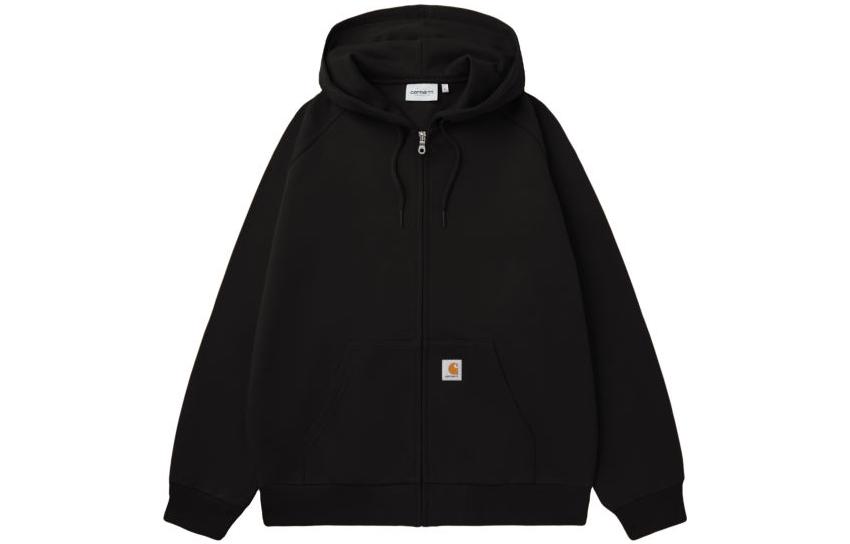 Carhartt WIP Black Zip-Up Raglan Hoodie Jacket CHXJKF23A045L 圖 2