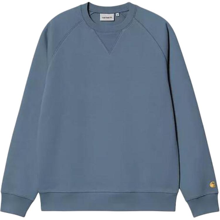Carhartt WIP Blue Crewneck Pullover Long-Sleeve Sweatshirt I033660-2J2-XX