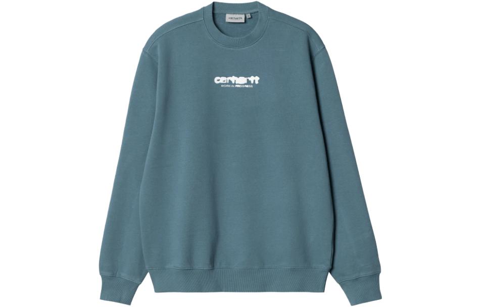 Order Carhartt WIP 蓝色标志图案长袖卫衣 I032866-20E-06