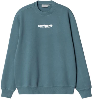 Carhartt WIP 蓝色标志图案长袖卫衣 I032866-20E-06 Order Carhartt WIP 蓝色标志图案长袖卫衣 I032866-20E-06