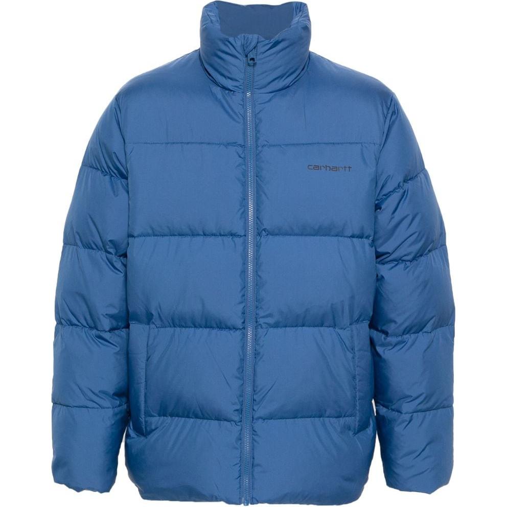 Carhartt WIP Blue Stand Collar Long-Sleeve Jacket I032262-N1SK-XX