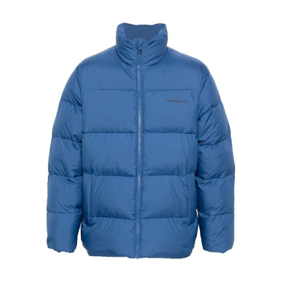 Carhartt WIP Blue Stand Collar Long-Sleeve Jacket I032262-N1SK-XX