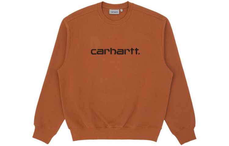 Order Carhartt WIP 棕色圆领长袖标志卫衣 CHXSWA191061G-BWX