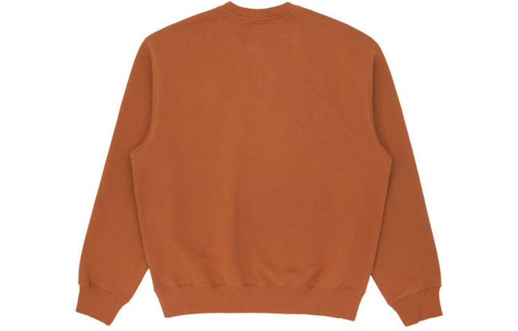 Lookbook Carhartt WIP 棕色圆领长袖标志卫衣 CHXSWA191061G-BWX