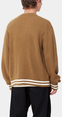Carhartt WIP 棕色鴨子毛衣開襟針織外套 棕色. I033862-1X4-XX Purchase Carhartt WIP 棕色鴨子毛衣開襟針織外套 棕色. I033862-1X4-XX