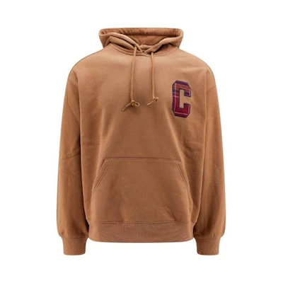 Carhartt WIP Brown Hooded Pullover Lettering Sweatshirt I032457HZXX
