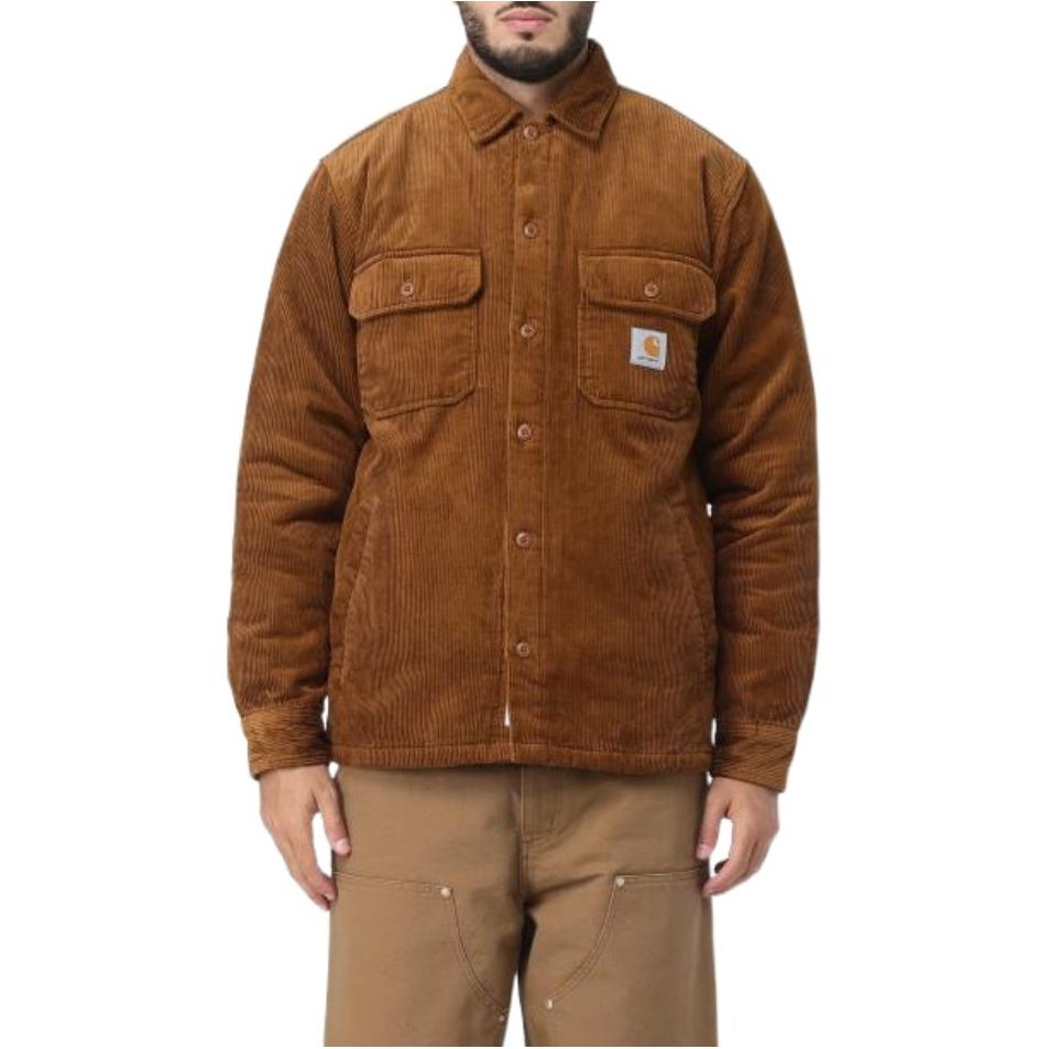 Carhartt WIP Brown Solid Button-Up Long Sleeve Jacket I028827-1NF-XX 圖 4