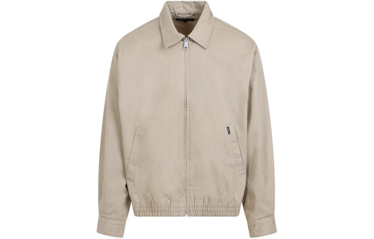 Carhartt WIP Brown Solid Zip Collar Slim Fit Jacket I032912-1YA-02