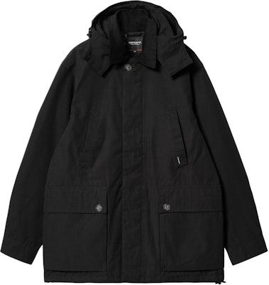 Carhartt WIP Bryce Jacket Black - Corduroy Collar, Zip Pocket, Unisex Long Sleeve. I032249-00E-XX Buy Carhartt WIP Bryce Jacket Black - Corduroy Collar, Zip Pocket, Unisex Long Sleeve. I032249-00E-XX