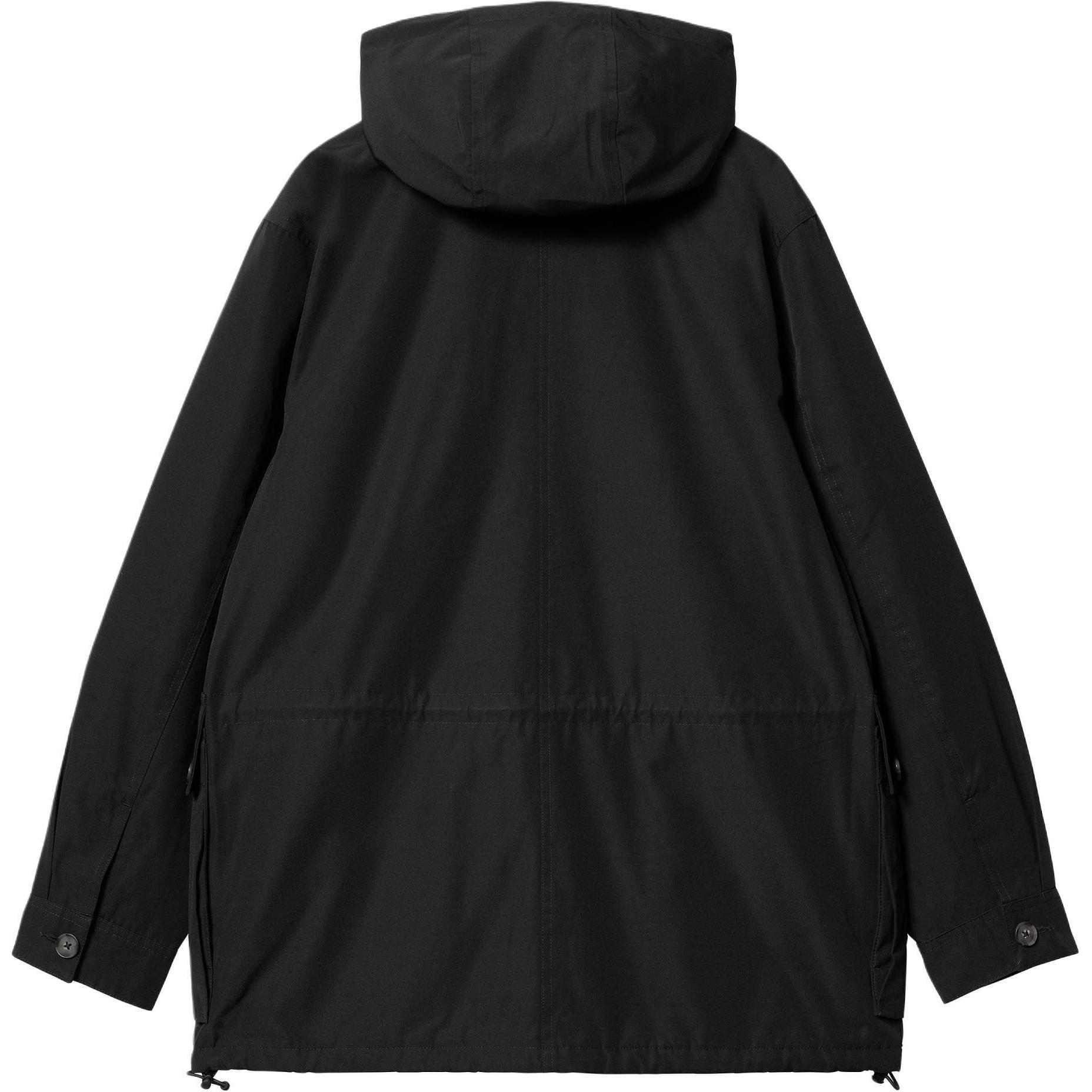 Lookbook Carhartt WIP Bryce Jacket Black - Corduroy Collar, Zip Pocket, Unisex Long Sleeve. I032249-00E-XX