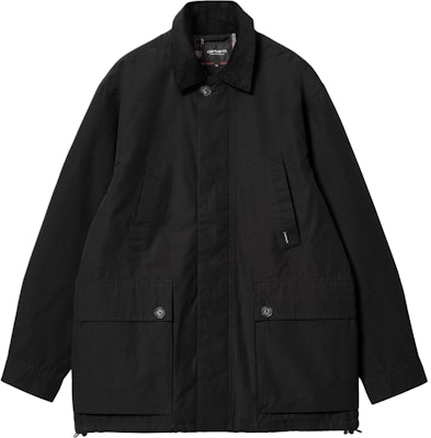 Carhartt WIP Bryce Jacket Black - Corduroy Collar, Zip Pocket, Unisex Long Sleeve. I032249-00E-XX Shop Carhartt WIP Bryce Jacket Black - Corduroy Collar, Zip Pocket, Unisex Long Sleeve. I032249-00E-XX