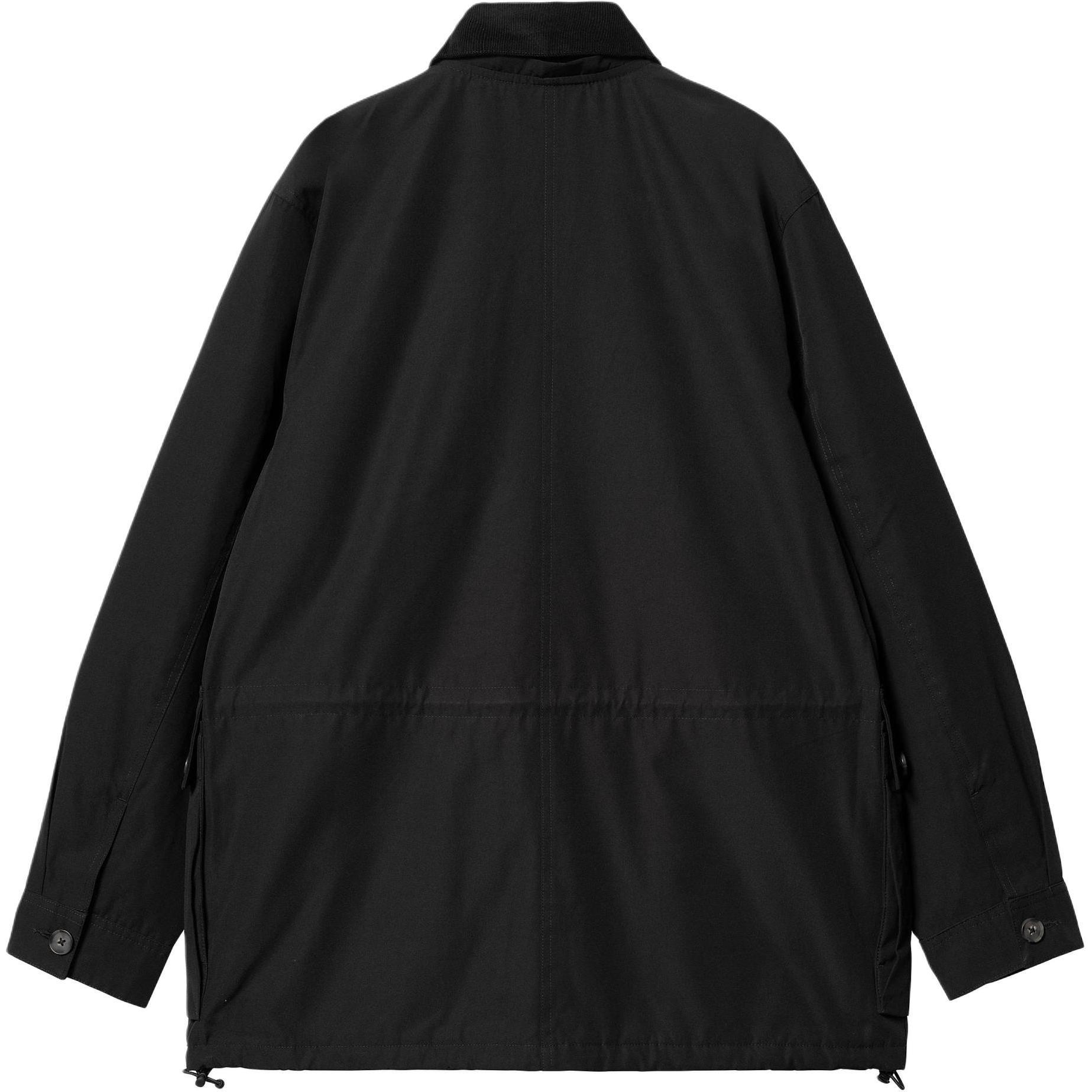 Purchase Carhartt WIP Bryce Jacket Black - Corduroy Collar, Zip Pocket, Unisex Long Sleeve. I032249-00E-XX