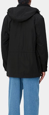 Carhartt WIP Bryce Jacket Black - Corduroy Collar, Zip Pocket, Unisex Long Sleeve. I032249-00E-XX 1